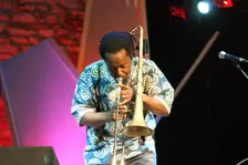Dennis Rollins, Brecon Jazz Festival, Powys, Wales, 2009. Artist: Brian O'Connor