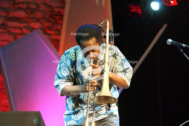 Dennis Rollins, Brecon Jazz Festival, Powys, Wales, 2009. Artist: Brian O'Connor
