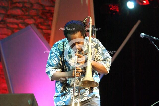 Dennis Rollins, Brecon Jazz Festival, Powys, Wales, 2009. Artist: Brian O'Connor