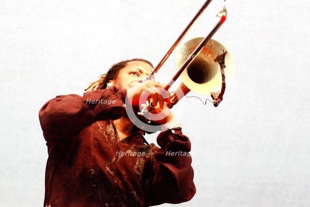 Dennis Rollins, The Hawth Theatre, Crawley, West Sussex, 2006. Artist: Brian O'Connor