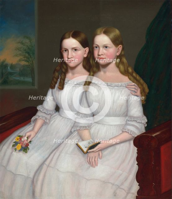 Dennison Sisters, c1845. Creator: Unknown.