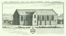 Denny Abbey, Cambridgeshire, 1730. Artists: Samuel Buck, Nathaniel Buck