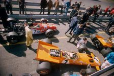 Denny Hulme's McLaren Ford at the British Grand Prix, Silverstone, Northamptonshire, 1969