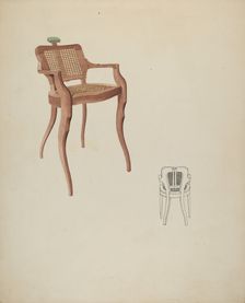 Dental Chair, c. 1937. Creator: Lucien Verbeke