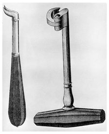 Dental punch and English key, c1700 (1956)