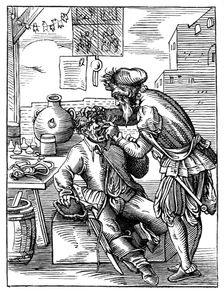 Dentist, 16th century (1849).Artist: Jost Amman