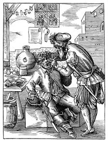 Dentist, 16th century (1849).Artist: Jost Amman