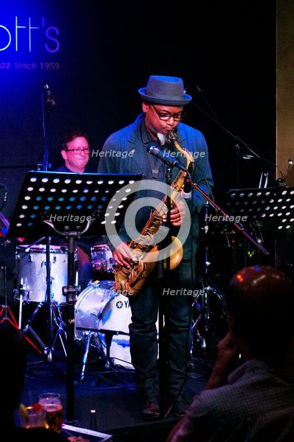 Denys Baptiste, Ronnie Scott's, London, 5th June 2016. Artist: Brian O'Connor.