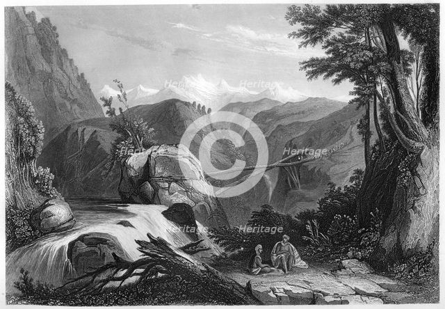Deobun, near Umballah, India, c1860. Artist: Unknown
