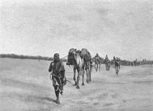 'Depart d'une caravane; Afrique du nord 1914. Creator: Unknown