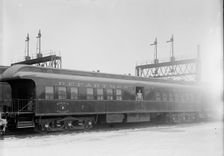 Department of Commerce - Bureau of Fisheries Railway Car; Interior, 1916. Creator: Harris & Ewing