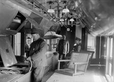 Department of Commerce - Bureau of Fisheries Railway Car; Interior, 1916. Creator: Harris & Ewing