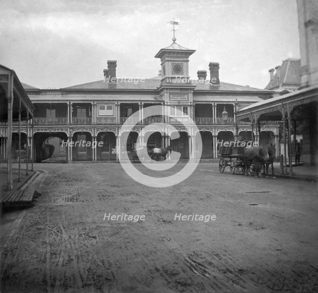 Department of Public Lands Building (Brisbane, Queensland) George Street, c1888. Creator: Robert Augustus Henry L'Estrange.
