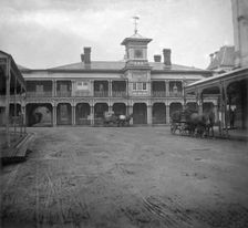 Department of Public Lands Building (Brisbane, Queensland) George Street, c1888. Creator: Robert Augustus Henry L'Estrange