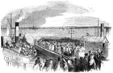 Departure of Mdelle. Jenny Lind from Liverpool for America, 1850. Creator: Unknown