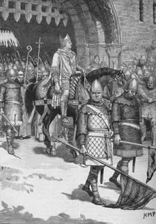 Departure of Bishop Odo from Rochester, 1088 (1905). Artist: HMP