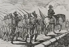 Departure of French troops from Spain, late 18th-early 19th century, (1851). Creator: Unknown