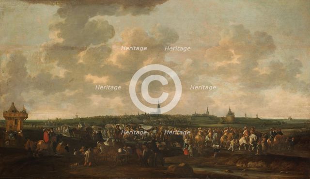 Departure of Spanish Occupation Troops from Breda, October 10, 1637, 1647-1683. Creator: Hendrick de Meijer.
