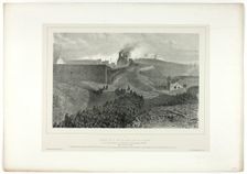 Departure of the third column, called the support, from Souvenirs d’Italie: Expédition de ..., 1859. Creator: Auguste Raffet