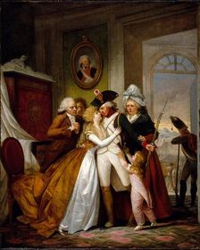 Departure of the volunteer, around 1793. Creator: Unknown