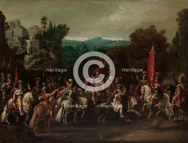 Departure of the Amazons, 1620s. Creator: Claude Deruet.