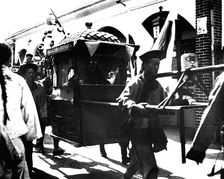 Departure of the Emperor of Japan, Korea, 1900