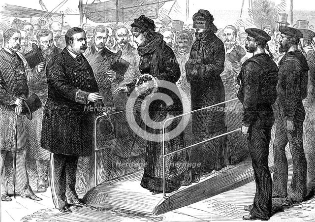 Departure of the Empress Eugénie for Zululand, 1880. Creator: Unknown.