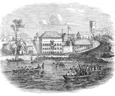 Departure of the Ex-Governor from Freetown, Sierra Leone, 1854. Creator: Unknown