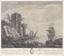 Departure of the Ship, ca. 1770. Creator: Anne Philiberte Coulet