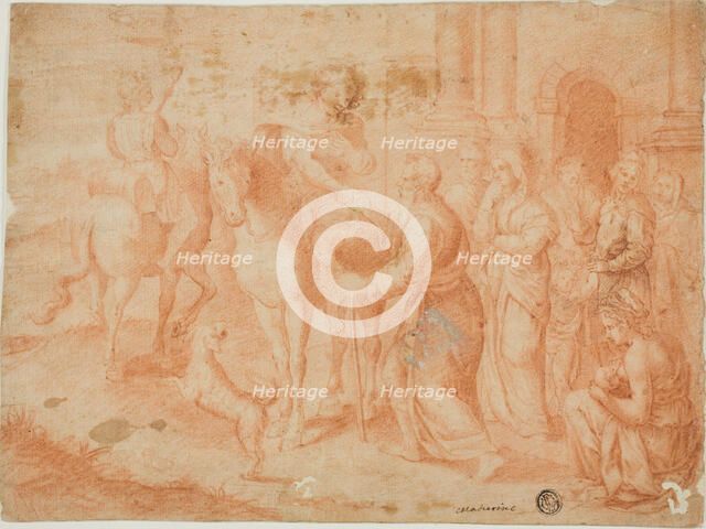 Departure of Tobias, n.d. Creator: Unknown.