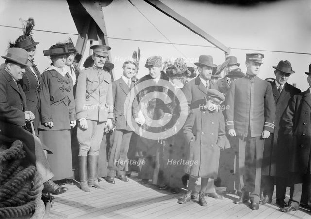 Departure of U.S.S. Jason: between c1914 and c1915. Creator: Bain News Service.