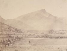 [Departure for the huntTomb of Khan of Khiva], 1840s-60s. Creator: Possibly by Luigi Pesce