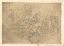 Departure for Greenwich (Depart pour Greenwich), 1891. Creator: Auguste Lepere