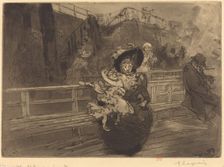 Departure for Greenwich (Depart pour Greenwich), 1891. Creator: Auguste Lepere