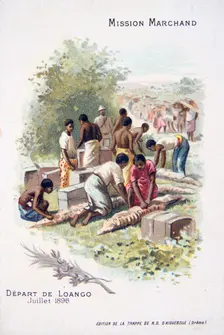 Departure from Loango, July 1896