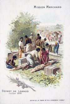 Departure from Loango, July 1896