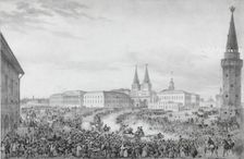 Departure from Moscow of Emperor Nicholas I, 1820s