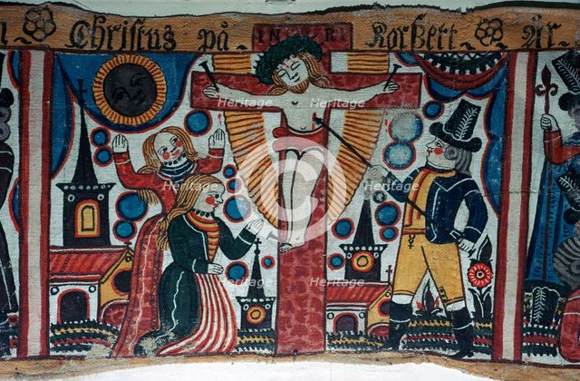 Depiction of the crucifixion from Sweden. Artist: Andres Palsson