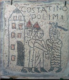 Depiction of the sack of Constantinople in the Fourth Crusade, 13th century