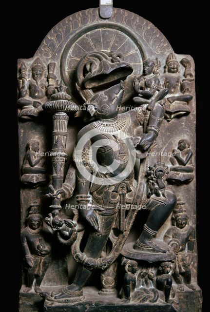 Depiction of Varaha, the boar incarnation of the god Vishnu. Artist: Unknown