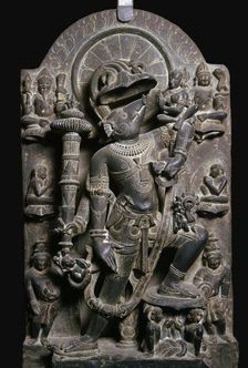 Depiction of Varaha, the boar incarnation of the god Vishnu