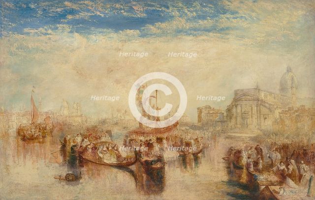 Depositing of John Bellini's Three Pictures in La Chiesa Redentore, Venice, 1841. Creator: Turner, Joseph Mallord William (1775-1851).