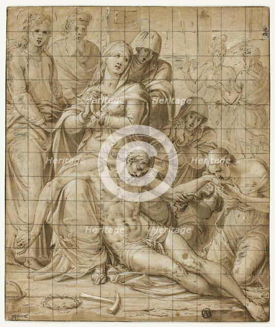 Deposition, 1540/46. Creator: Luca Penni.