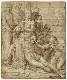 Deposition, 1540/46. Creator: Luca Penni