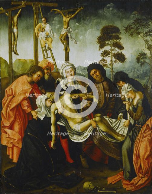 Deposition from the cross, after Van der Weyden.  Creator: Unknown.