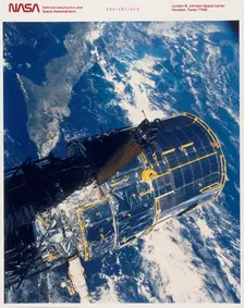 Deployment of the Hubble Space Telescope, 1990. Creator: Unknown