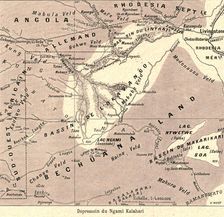 'Depressoin du Ngami Kalahari; Afrique Australe 1914. Creator: Unknown