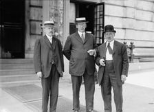 Dept. Of Labor - A.L. Faulkner of Immigration; Charles W. Mills; Patrick Gilday, Commr..., 1914. Creator: Harris & Ewing