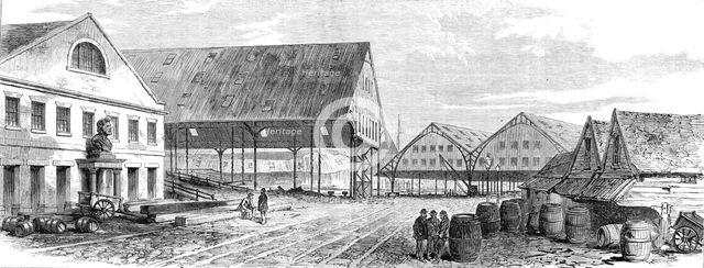 Deptford Dockyard, 1869. Creator: Unknown.