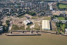 Deptford Dockyard and Olympia Convoys Wharf, Deptford, Greater London Authority, 2021. Creator: Damian Grady